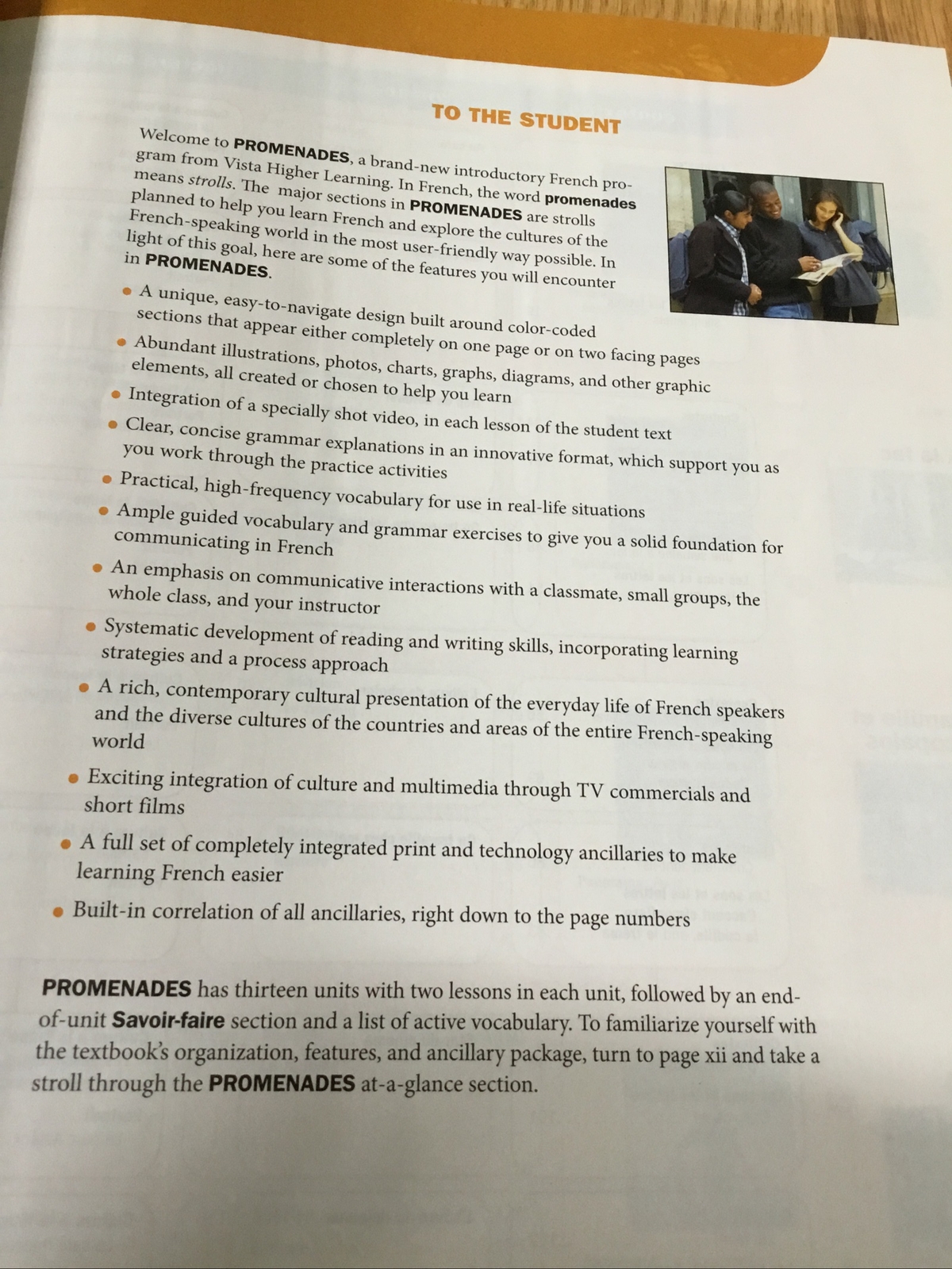 Promenades by Cheryl Tano & Mitschke 2009, Online Resource French Language Study