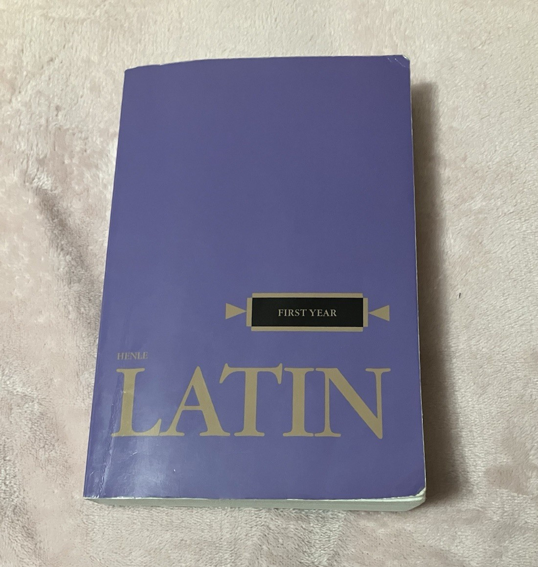 Henle Latin First Year Latin by Robert J. Henle Paperback Illustrated 2009 528p