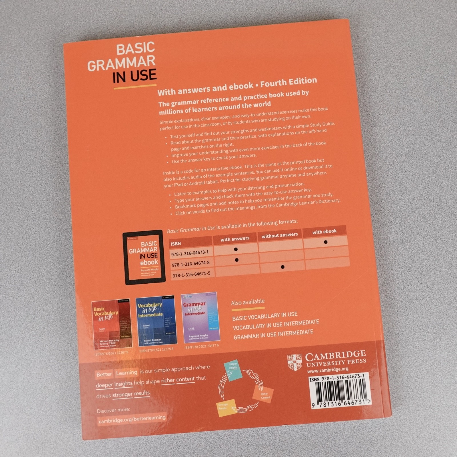 Basic Grammar in Use 4th Edition Student’s Book with Raymond Murphy Paperback