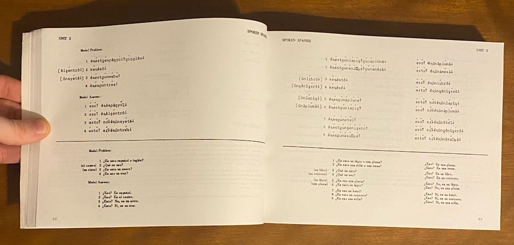 Barron’s Mastering Spanish Level One Complete Book + 12 Cassett
