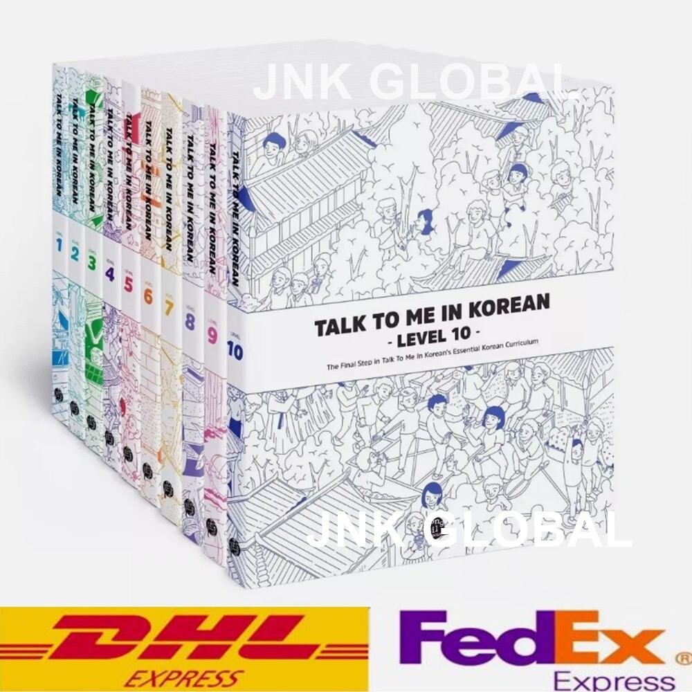 Talk To Me In Korean 1 – 10 Complete Series Fun Study Kpop Learn Culture + Track