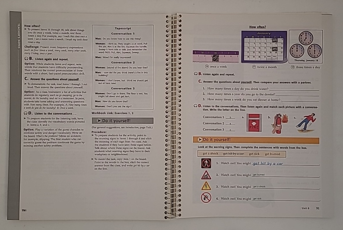 ESL 4 Workplace Plus: Living and Working in English (Teachers Guide & Workbook)