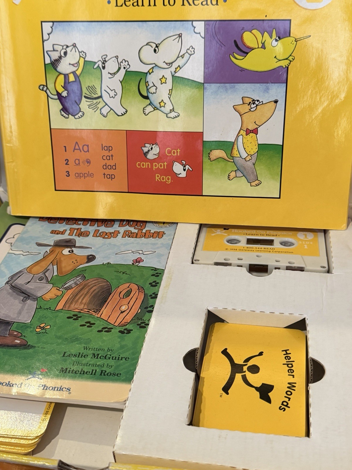 Hooked On Phonics Complete Levels 1 – 5 Books Flashcards Cassette Tapes Books