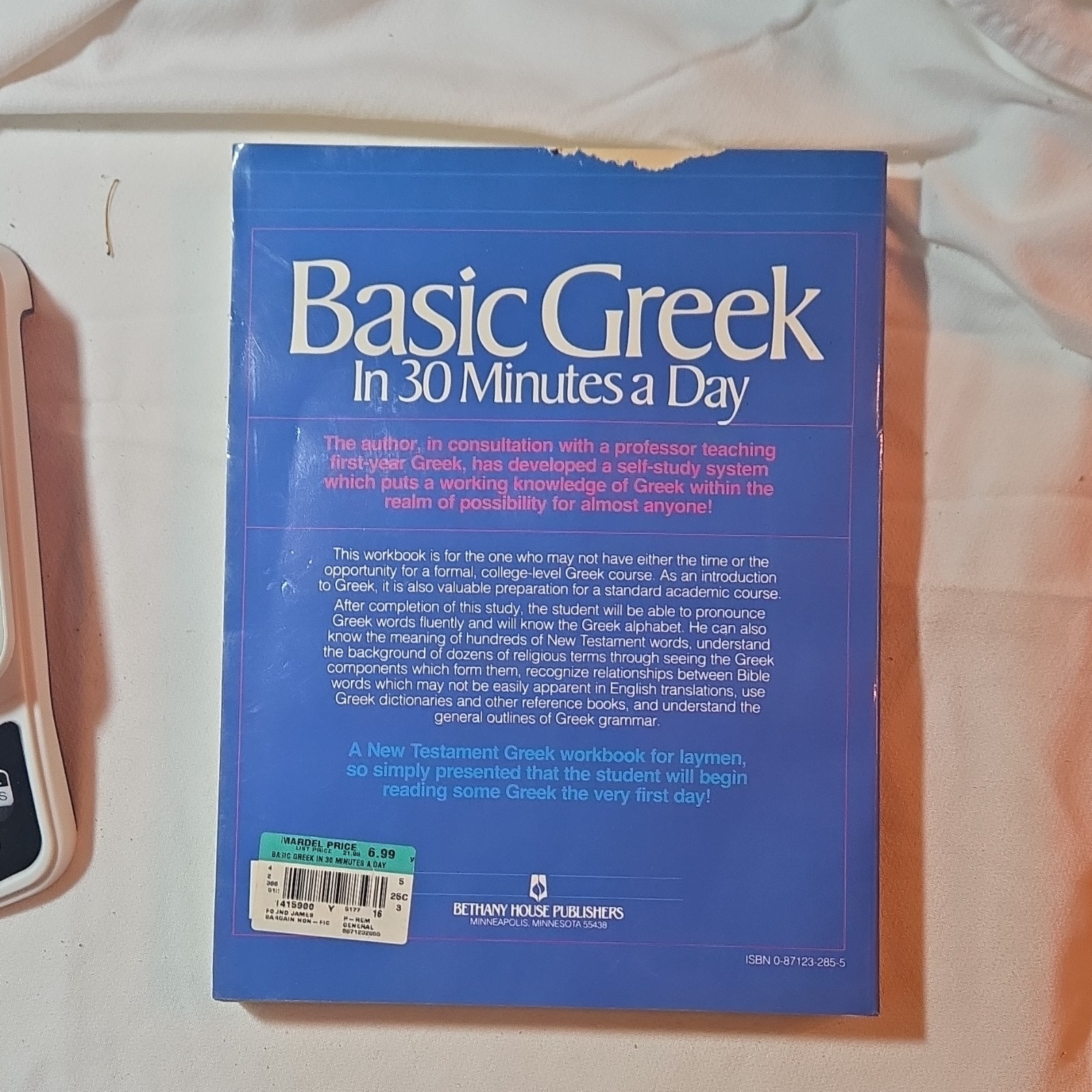 Basic Greek in 30 Minutes a Day Revised Edition by Jim Found, Bethany House