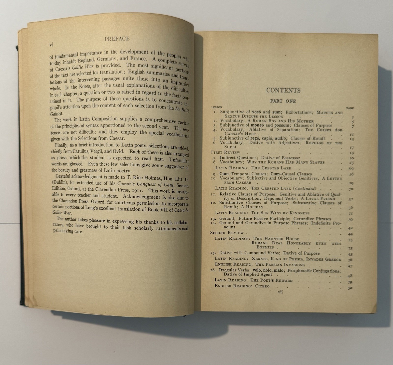 Second Latin Course Hardcover Book 1930