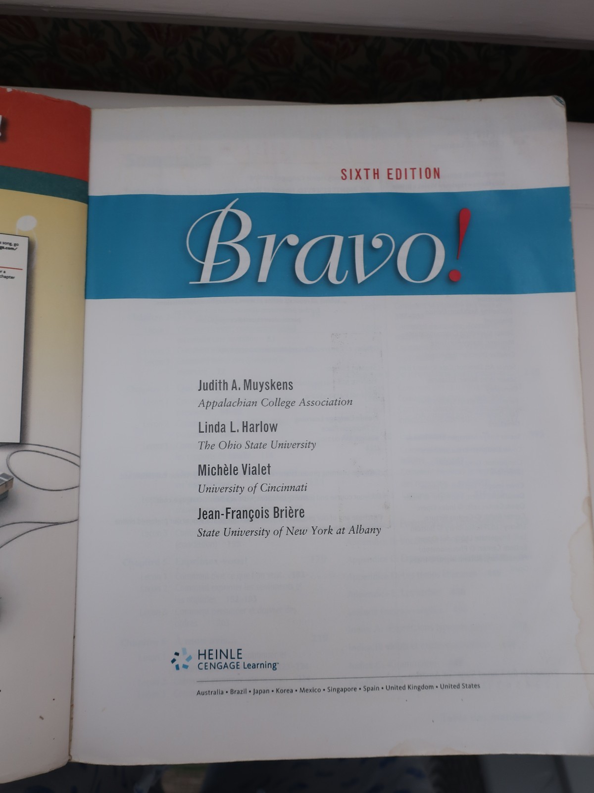 Bravo French Textbook