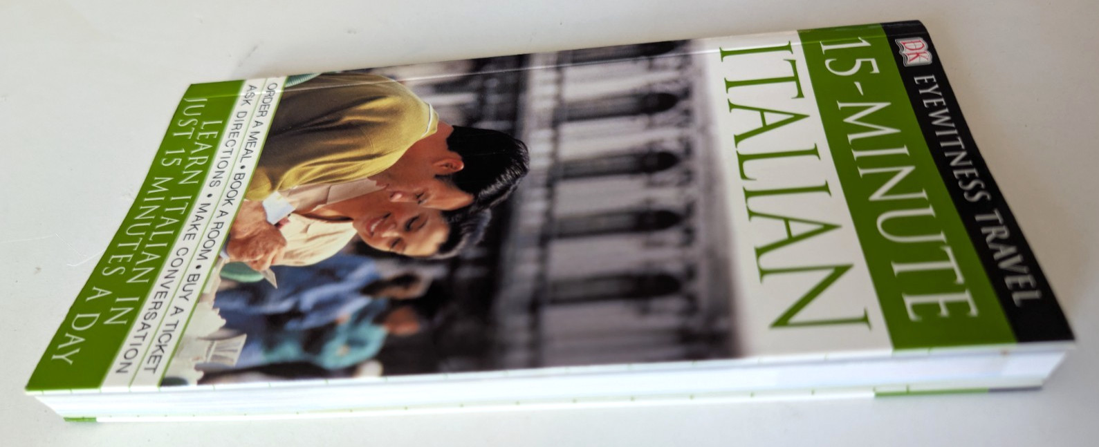 ​DK 15-MINUTE ITALIAN Language Course Book & 2 CDs Eyewitness Travel Study Pack