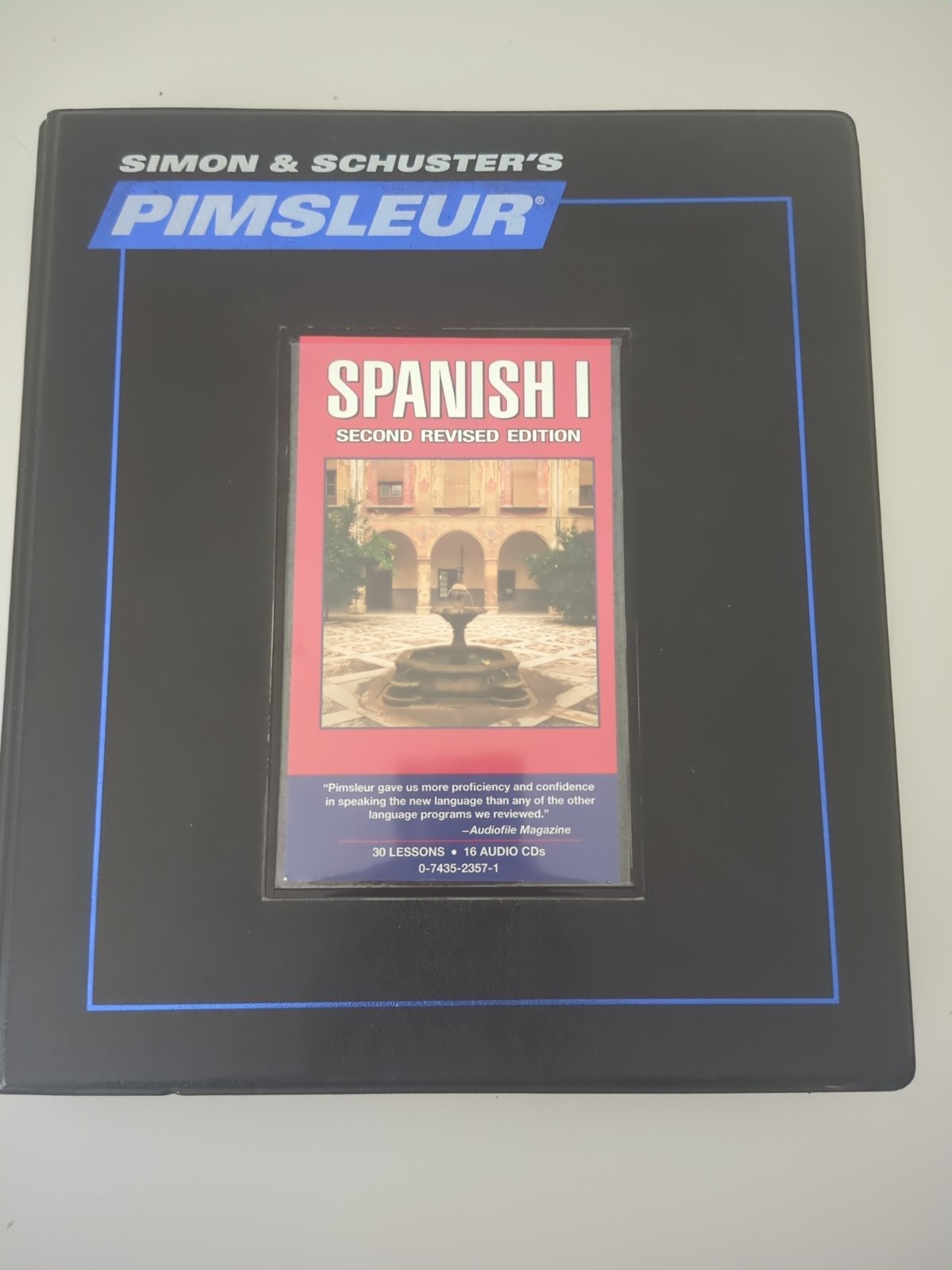 Simon Schuster’s Pimsleur Spanish I Second Revised Edition 16 CD Set 30 Lessons