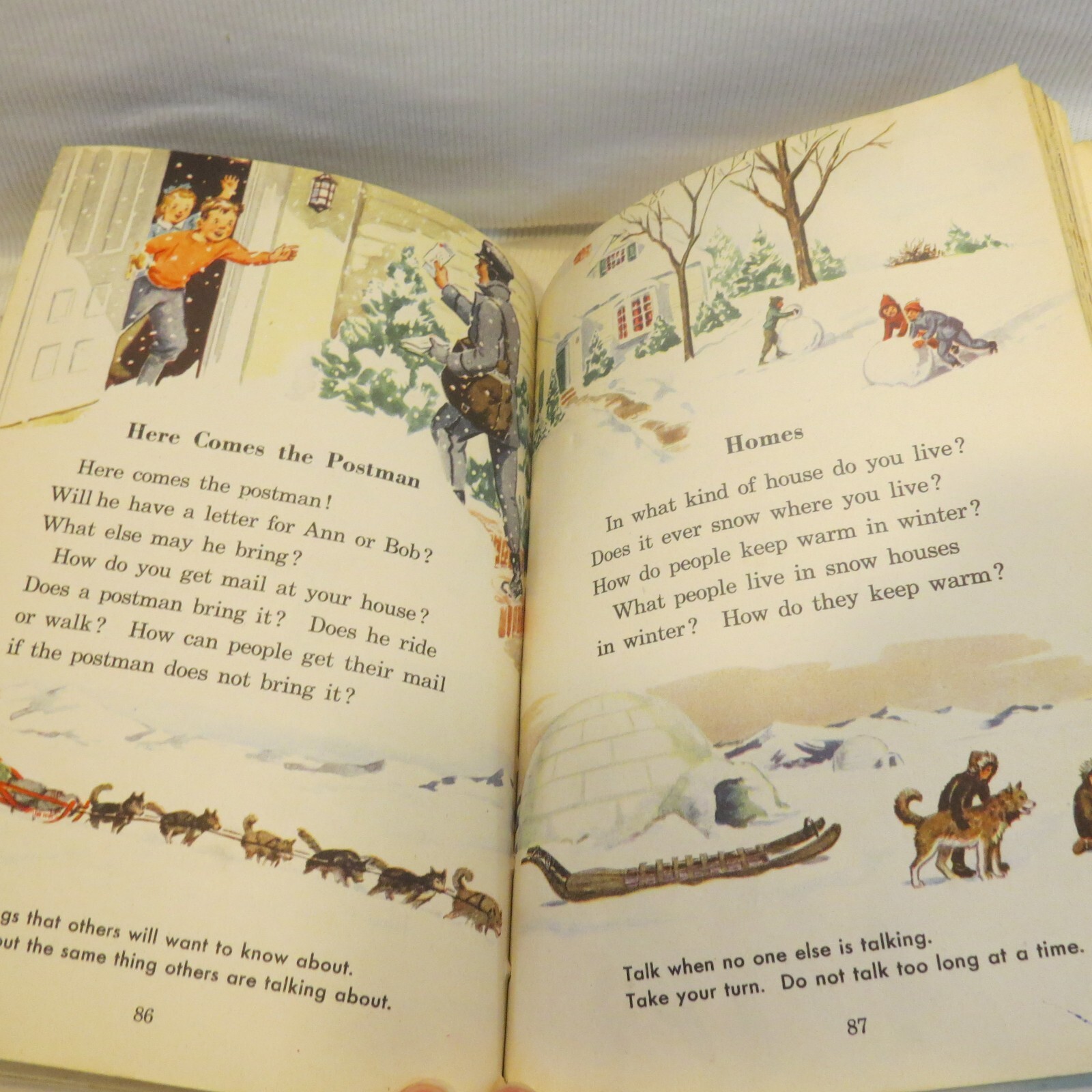 Vintage School Book Language for Meaning– Let’s Talk By McKee & Harrison 1947 HC