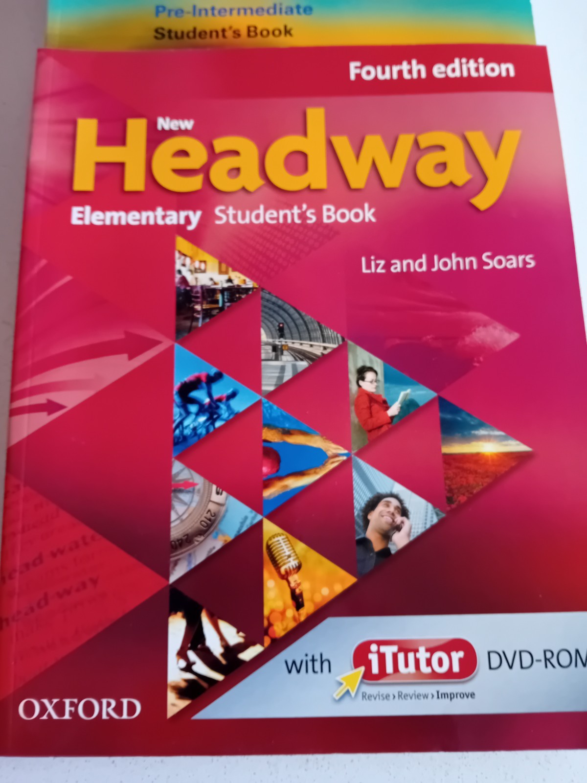 Set of 4 Headway Course Books for EFL Students from Elementary to Intermediate