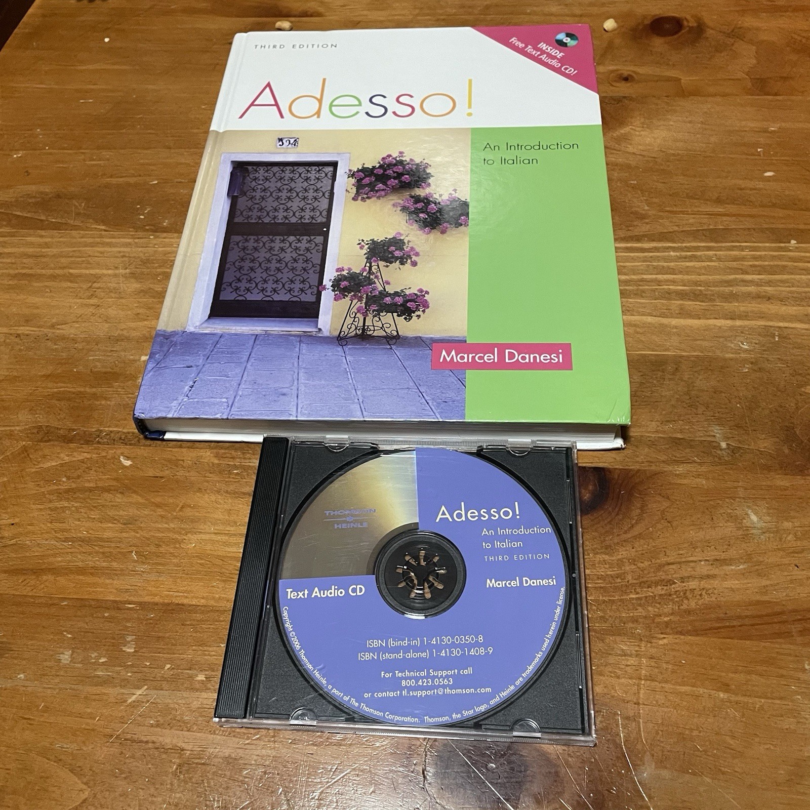 Adesso! by Marcel Danesi (3rd Edition) with Audio CD Hardcover – Very Good