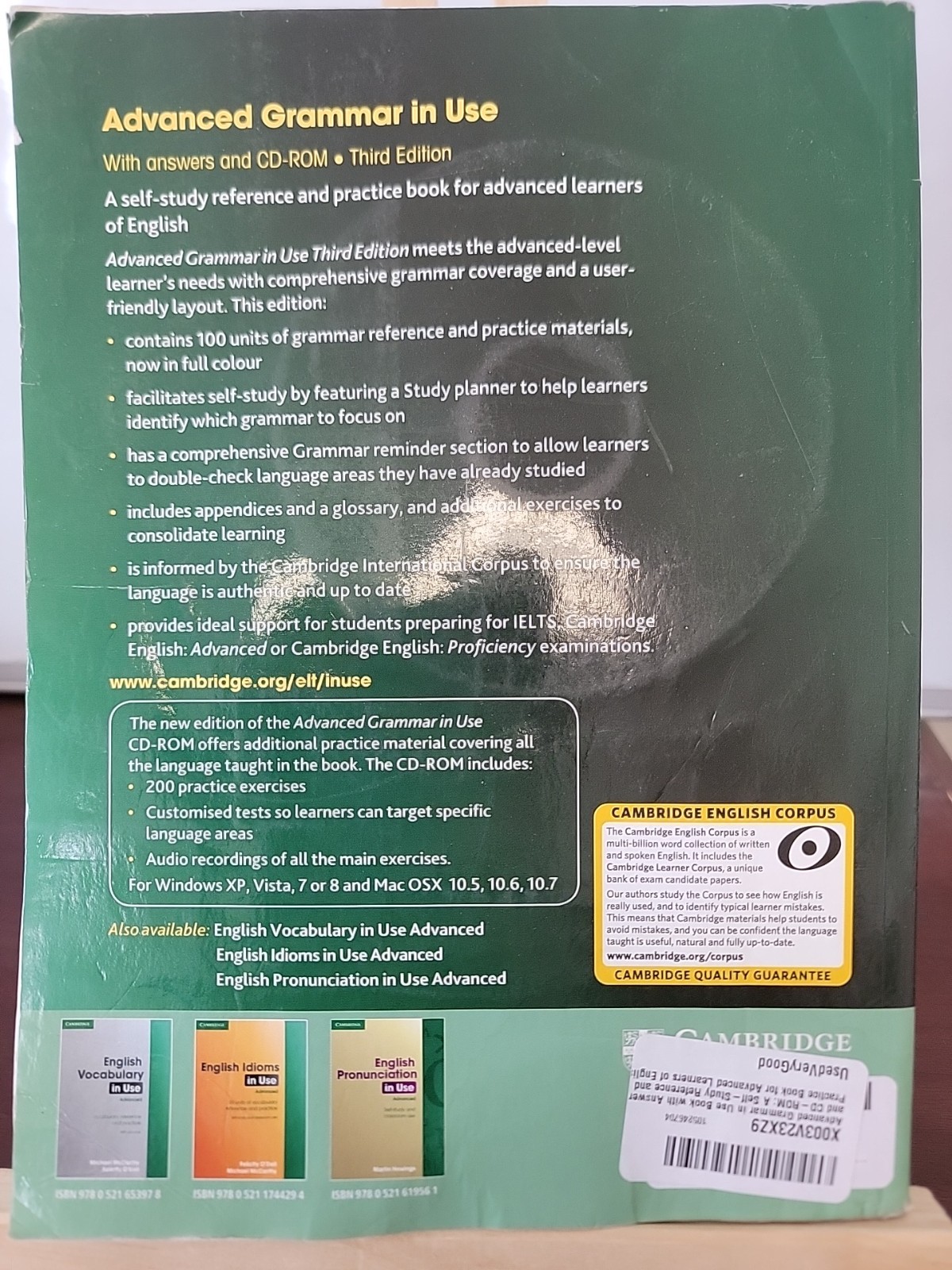 Advanced Grammar in Use Book with Answers: A Self-Study Reference – No CD-ROM