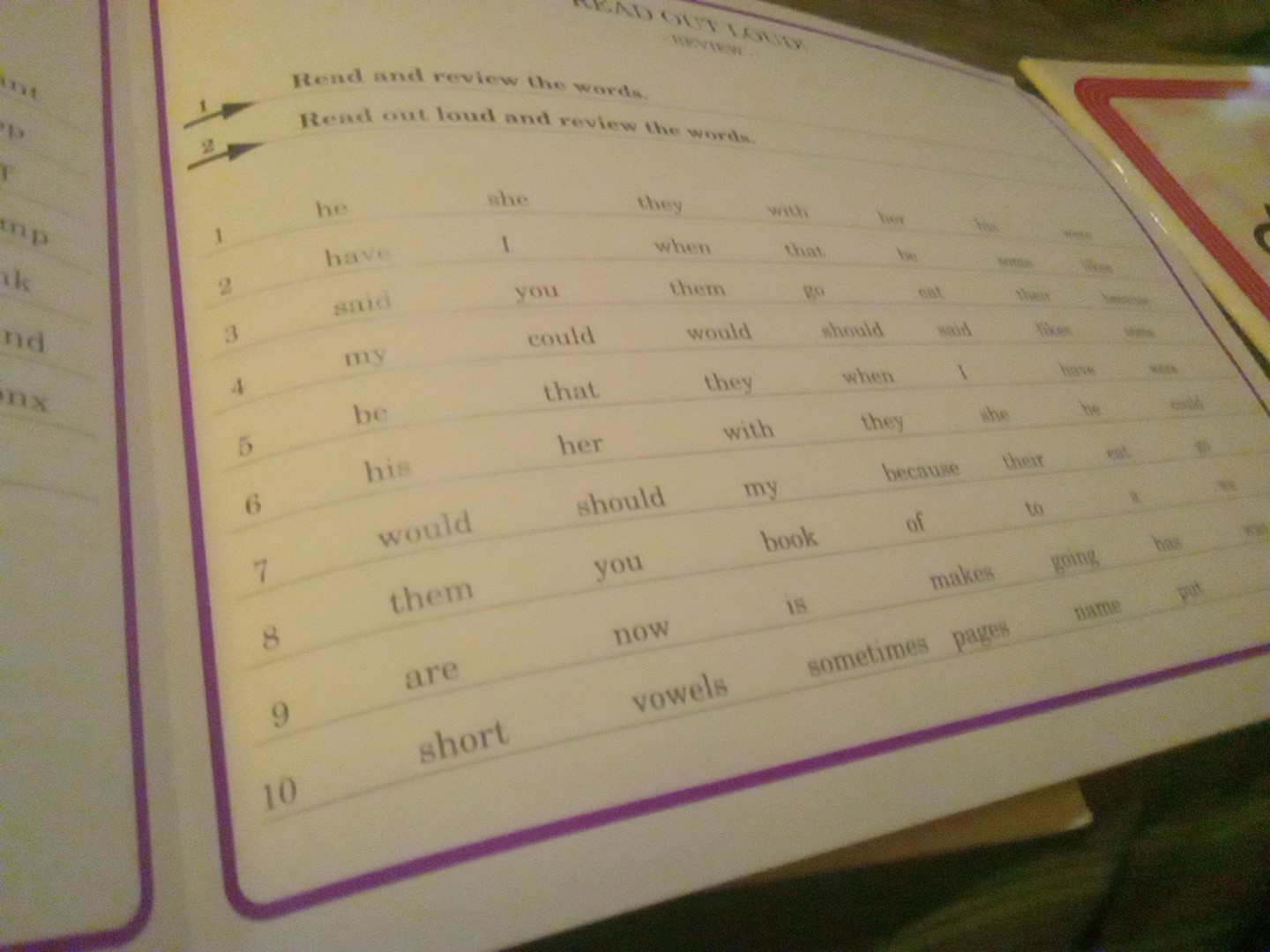Hooked on Phonics Reading Review Book #2 Replacement 1992 From Classroom 6th Ed.