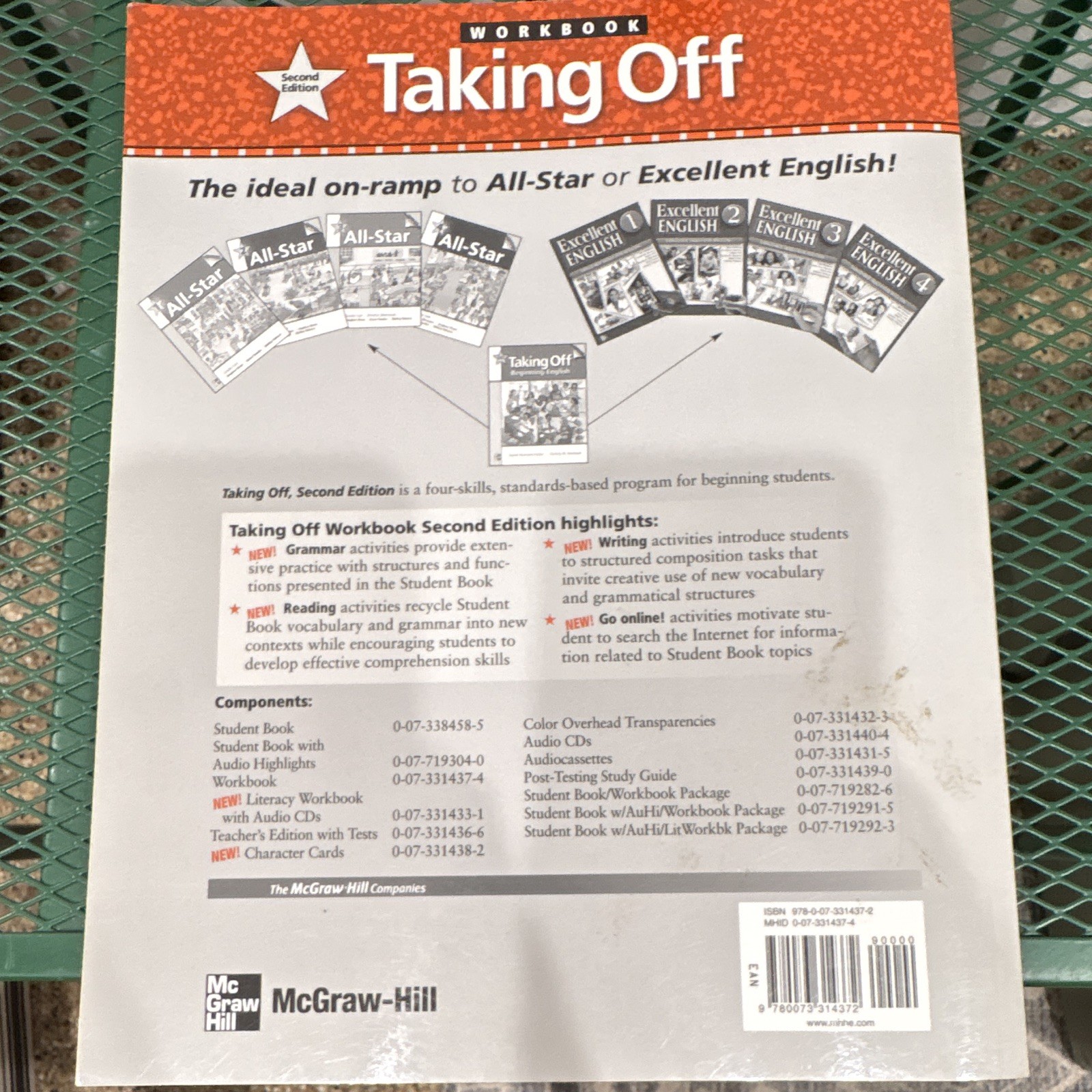 McGraw-Hill Taking Off: Beginning English Workbook 2nd Ed A1 ESL PB 2007