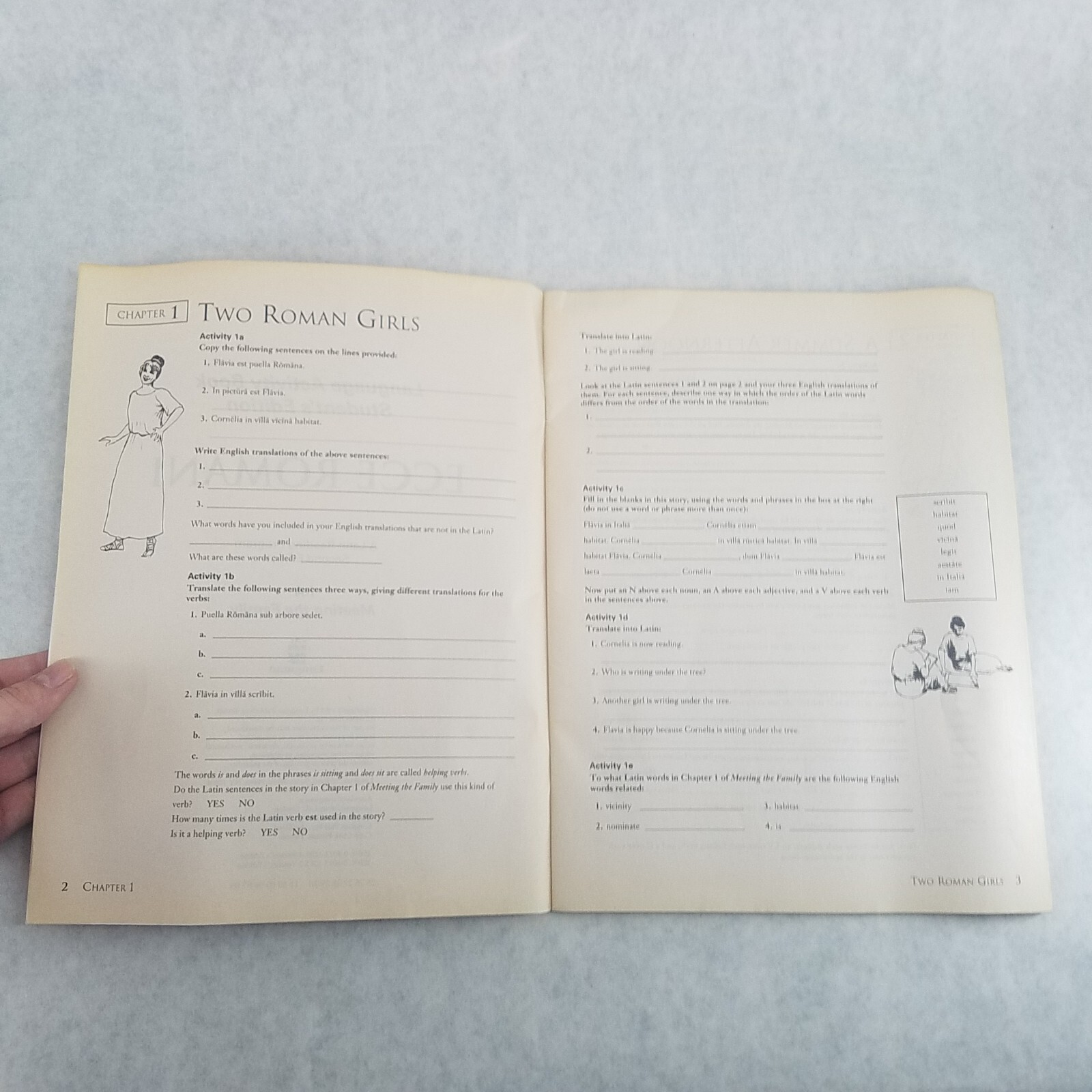 ECCE ROMANI I-A, LATIN READING PROGRAM, 2ND ED. Lot of 4 – See Description