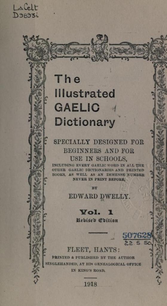 123 BOOKS ON USB – LEARN SCOTTISH GAELIC LANGUAGE READ WRITE ENGLISH DICTIONARY