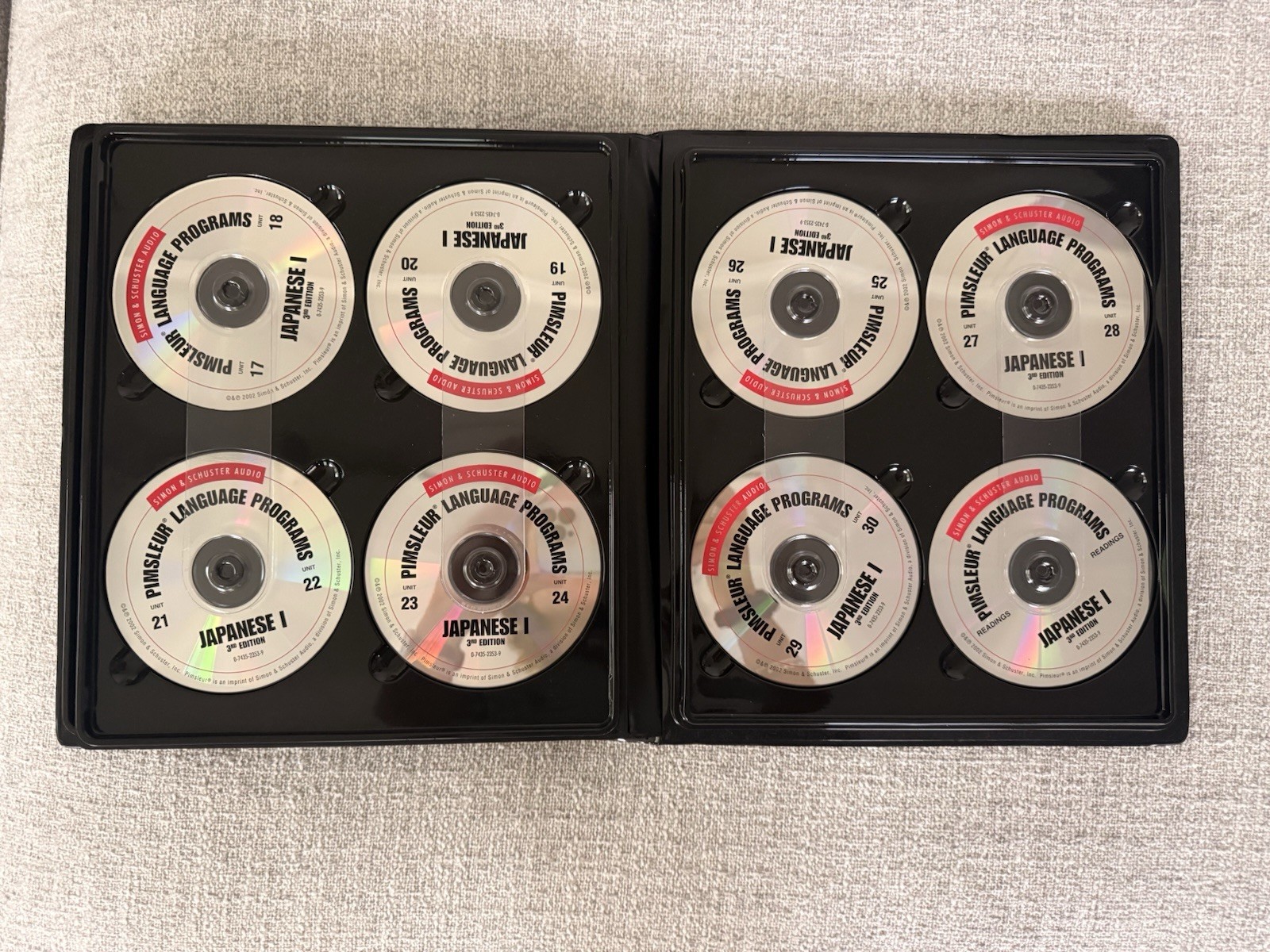 Simon & Schuster Audio Pimsleur Japanese I 3rd Ed Beginner CD Box Set 16