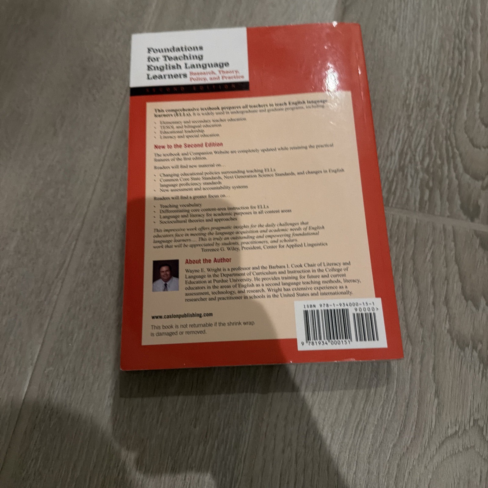 Foundations for Teaching English Language Learners : Research, Theory,…