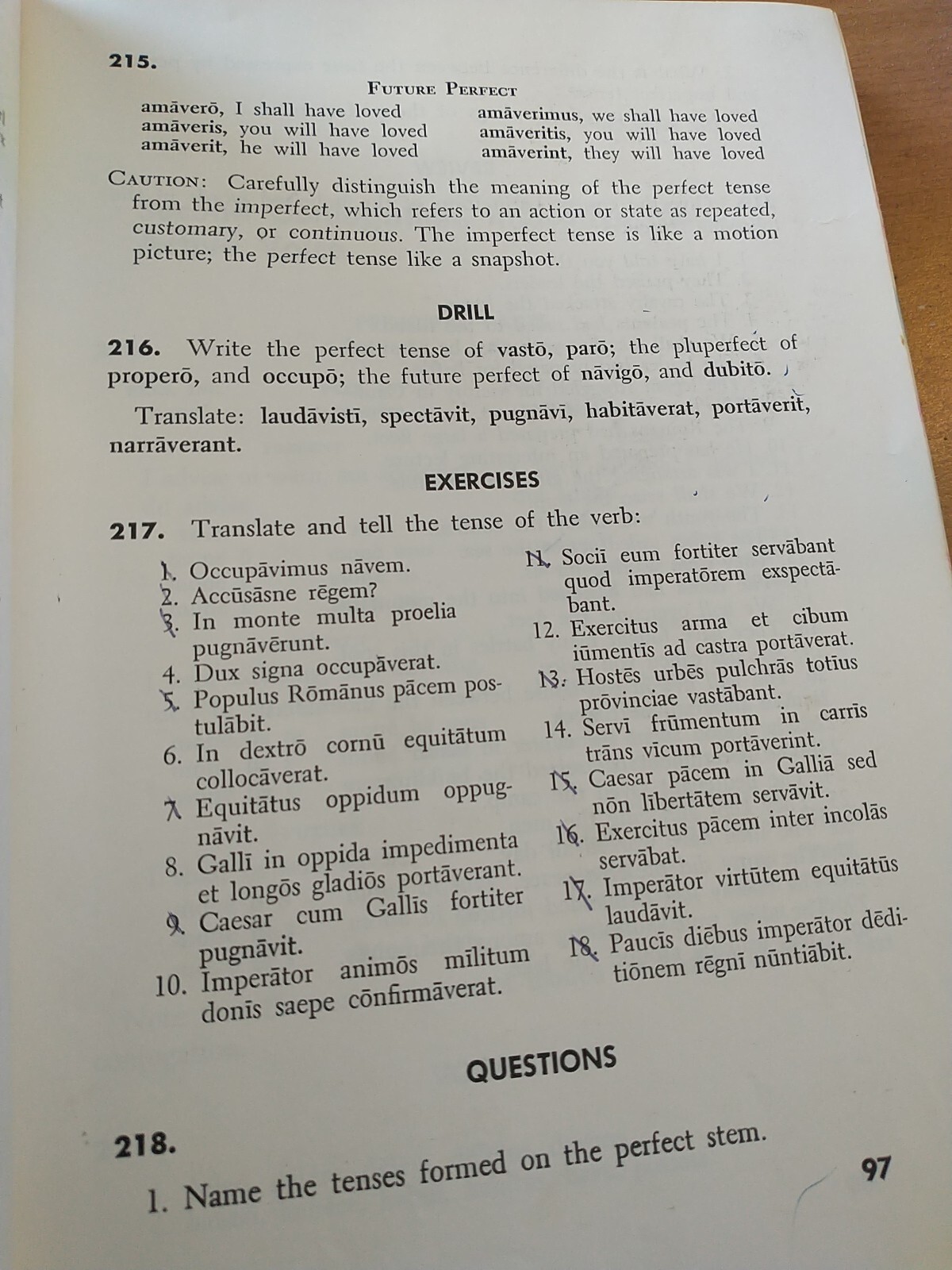 First Year Latin Revised Edition 1958 Bruce Publishing Acceptable