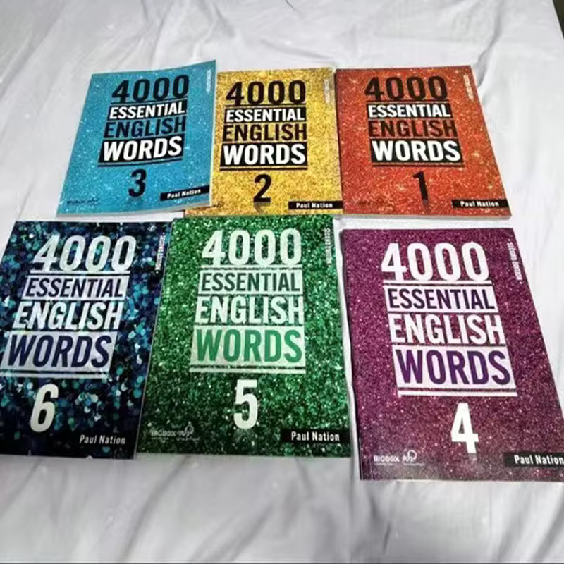 6 Books/Set New 4000 Essential English Words 1 – 6 Core Vocabulary Textbook for