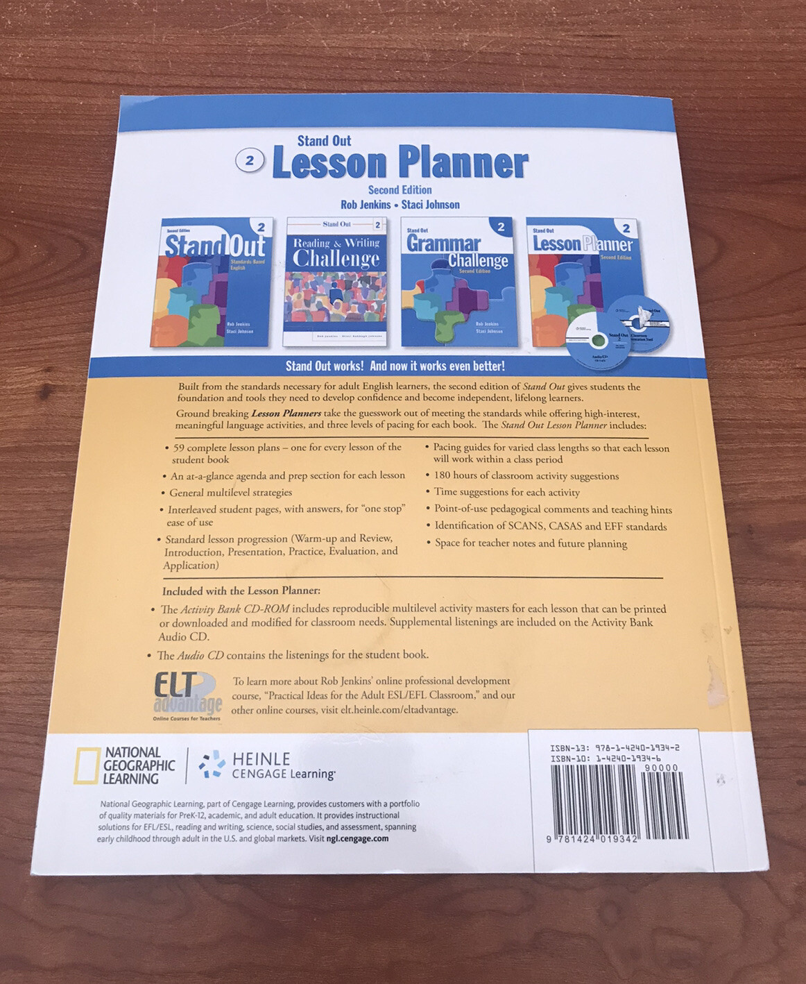 STAND OUT Lesson Planner 2 with 4 CDs, 2nd Edition by Rob Jenkins & S Johnson