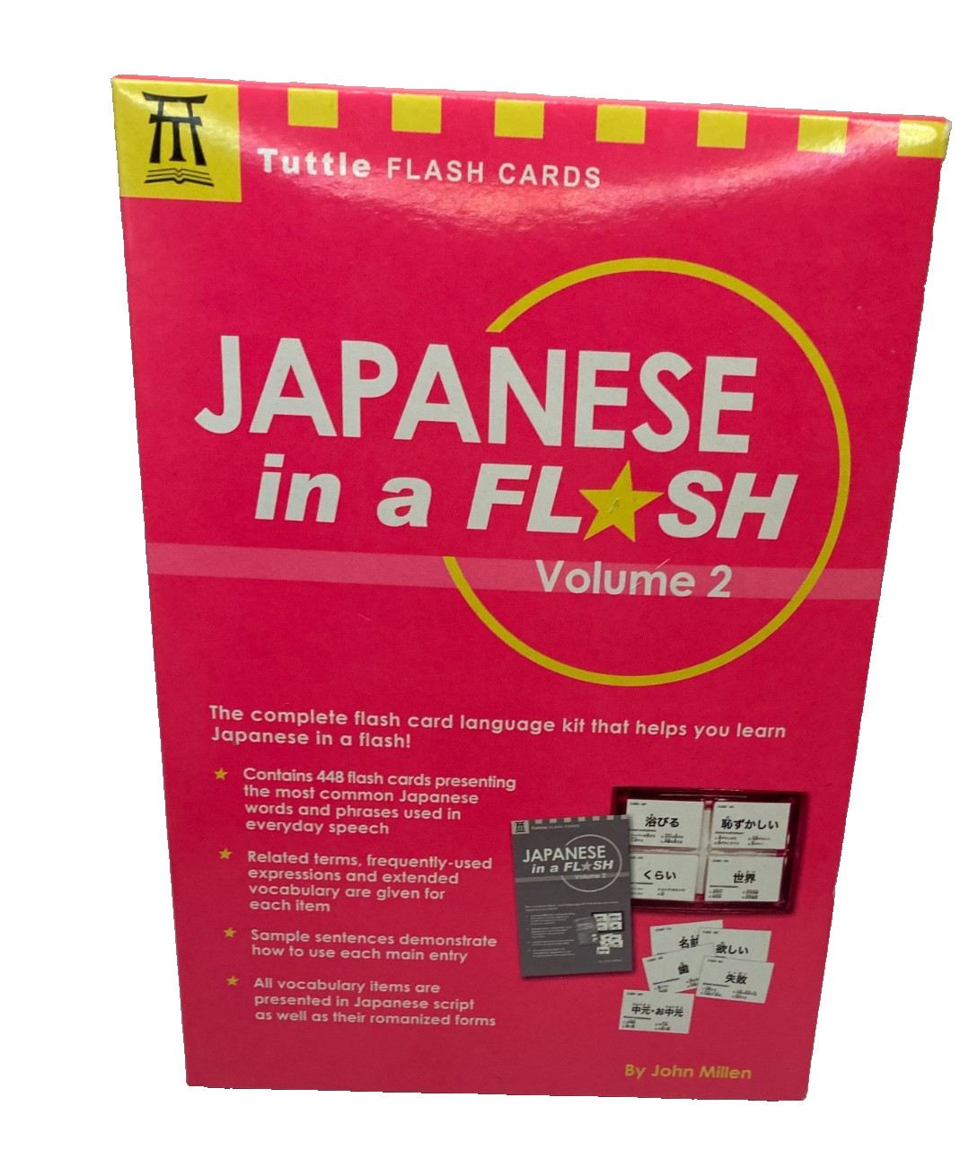 Tuttle Flash Cards Japanese in a Flash Vol 2 Flash Cards Free Post