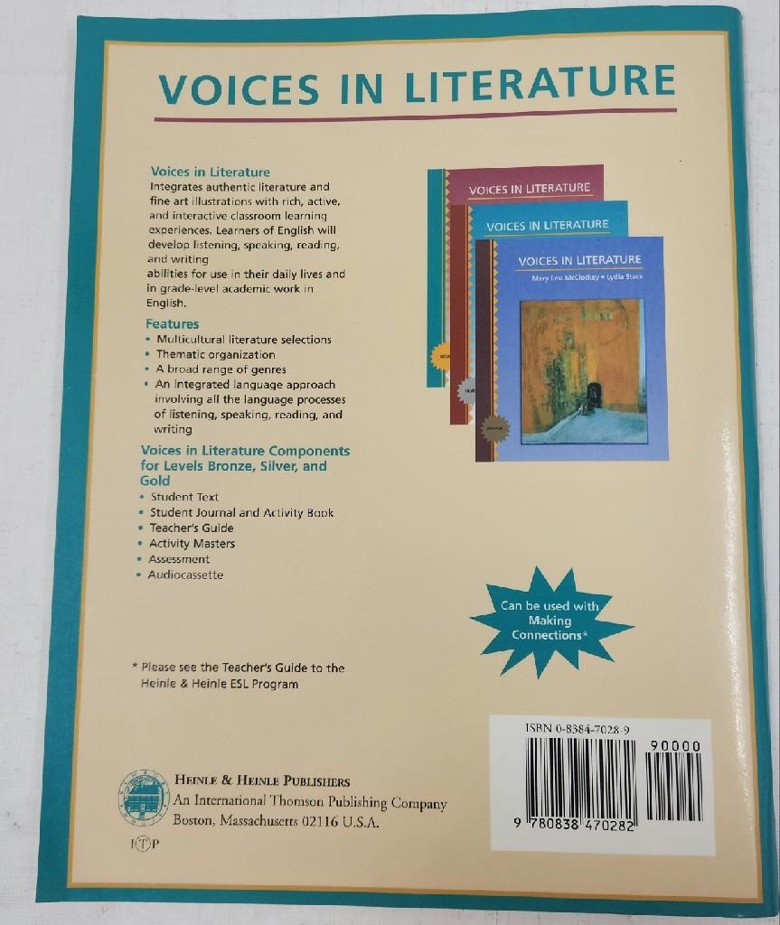 Voices in Literature Gold Student’s Journal & Activity Book – McCloskey / Stack
