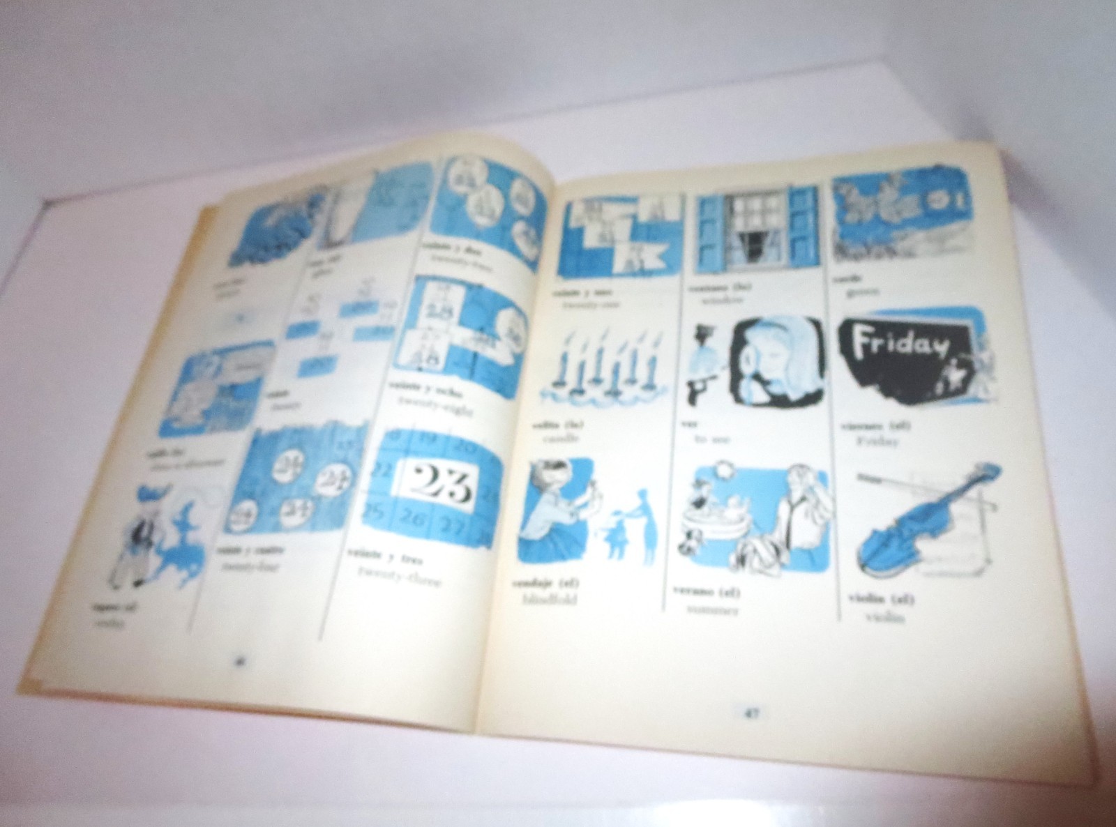 Spanish For Gringos Book W/ Cassette Tapes & Children’s Living Spanish Picture