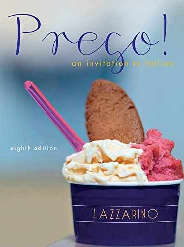 Prego! An Invitation to Italian, 8th – Hardcover, by Lazzarino Graziana – Good o