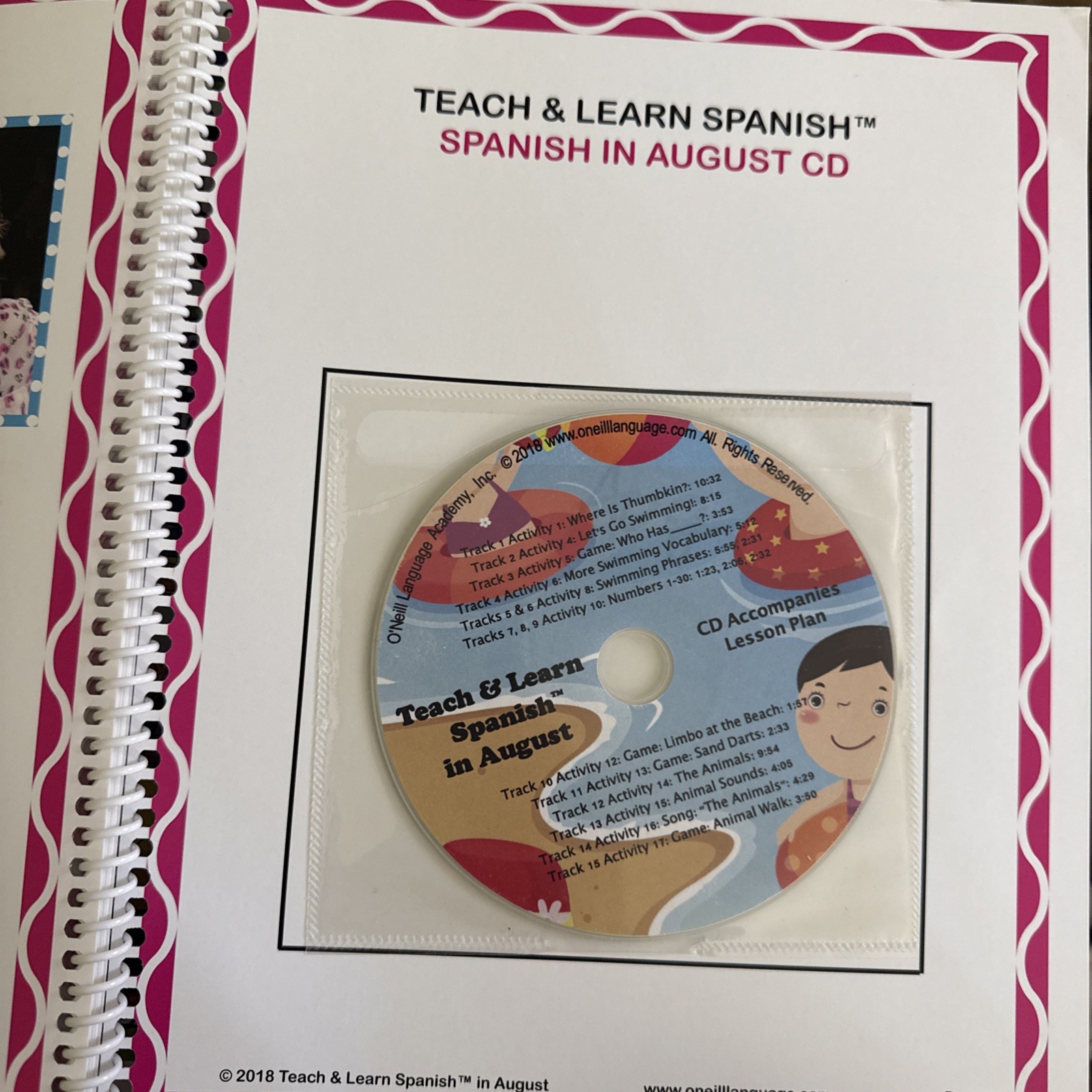 Teach And Learn Spanish Curriculum Fall Semester By Theresa Gunderson 6 Books CD