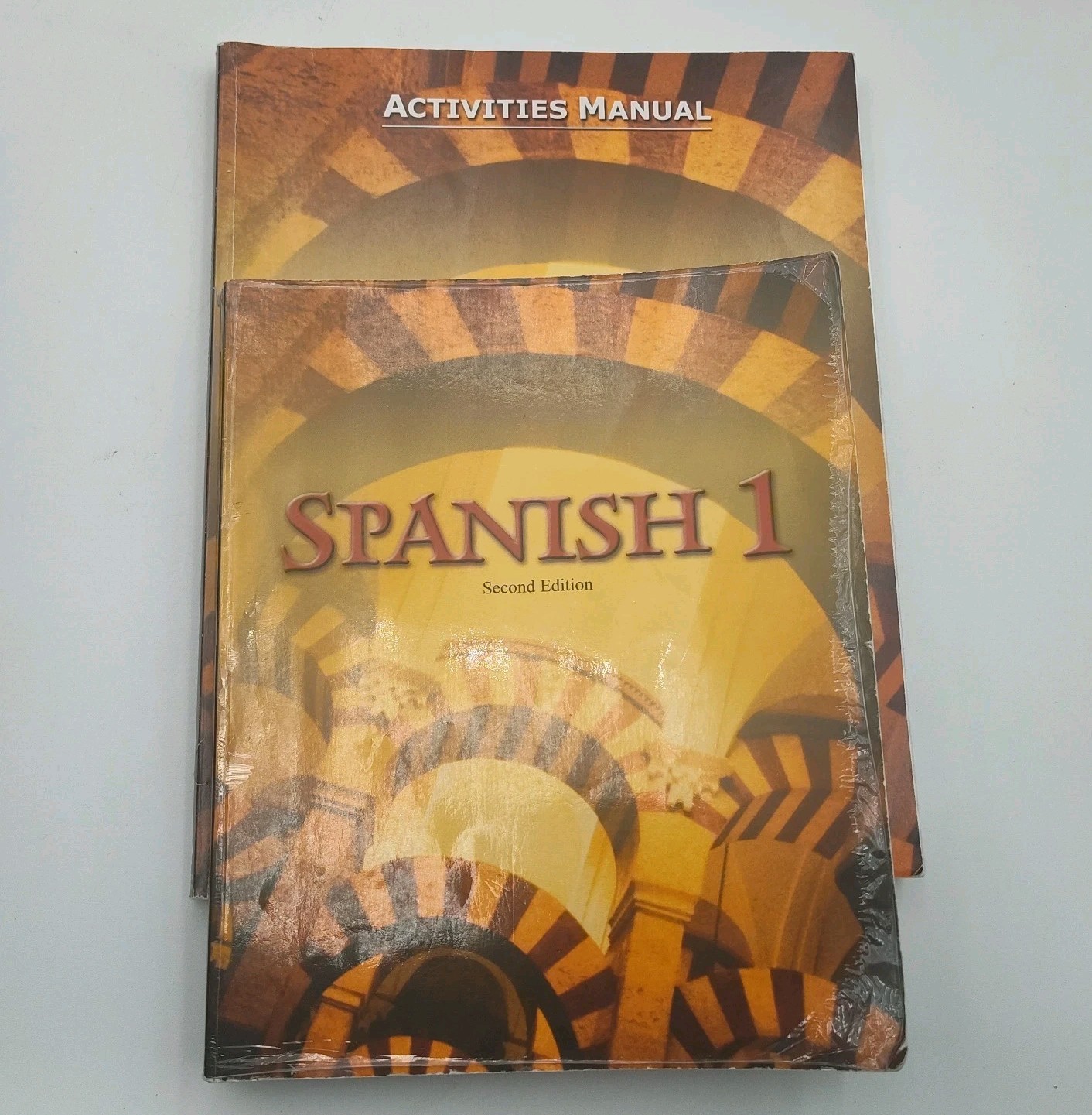 Spanish 1 Set-2 BJU 2nd Edn Textbook Activities Pre-written Used B50.15EB3620