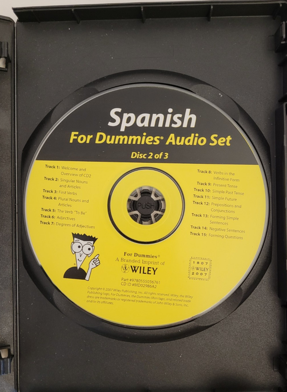 Spanish For Dummies Audio Set 3-CDS Plus Handy Reference Book Jessica Langemeier