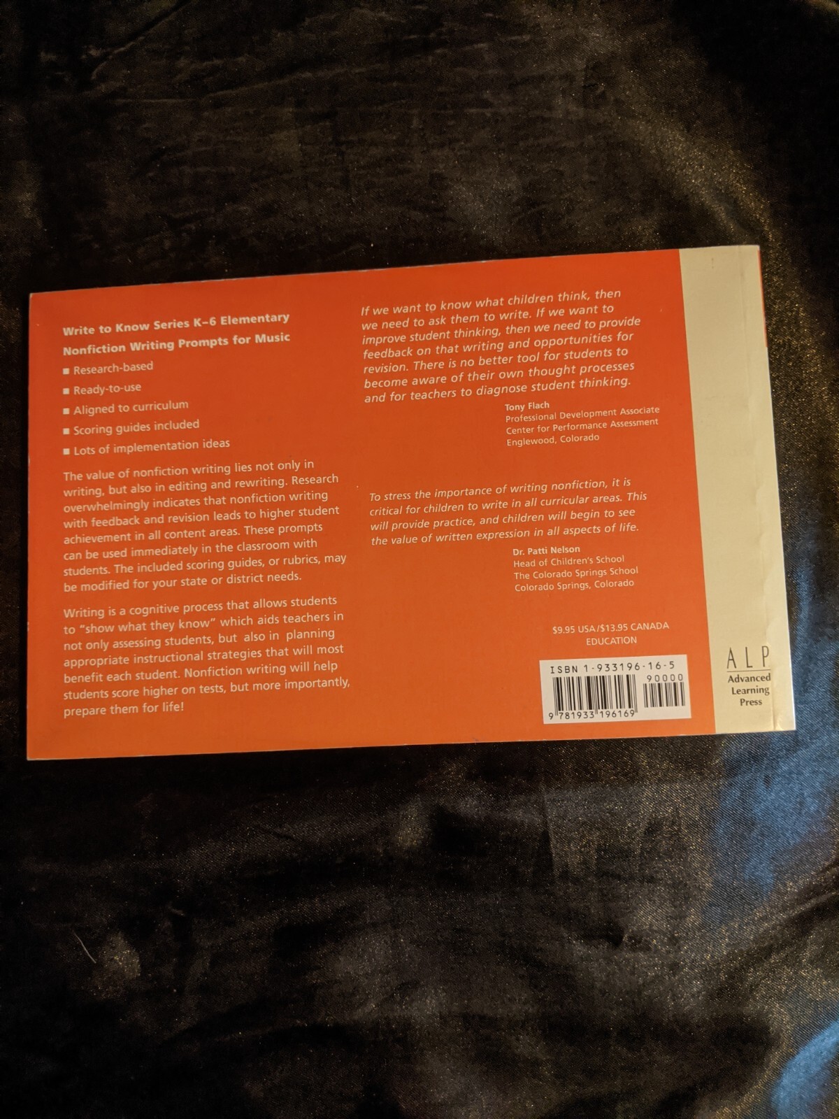 WRITE TO KNOW: NONFICTION WRITING PROMPTS FOR ELEMENTARY By Amy Whited