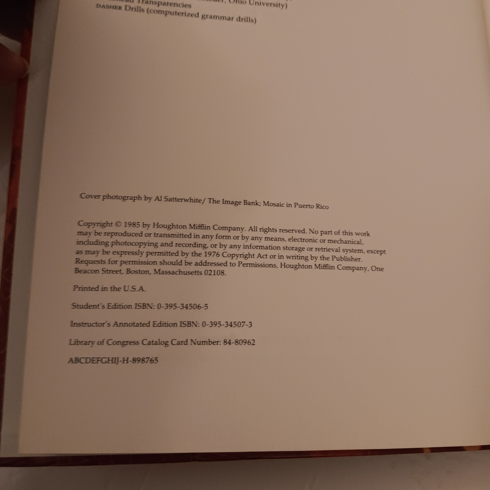 En Contacto A First Course In Spanish Second Edition Instructor’s Annotated Ed.