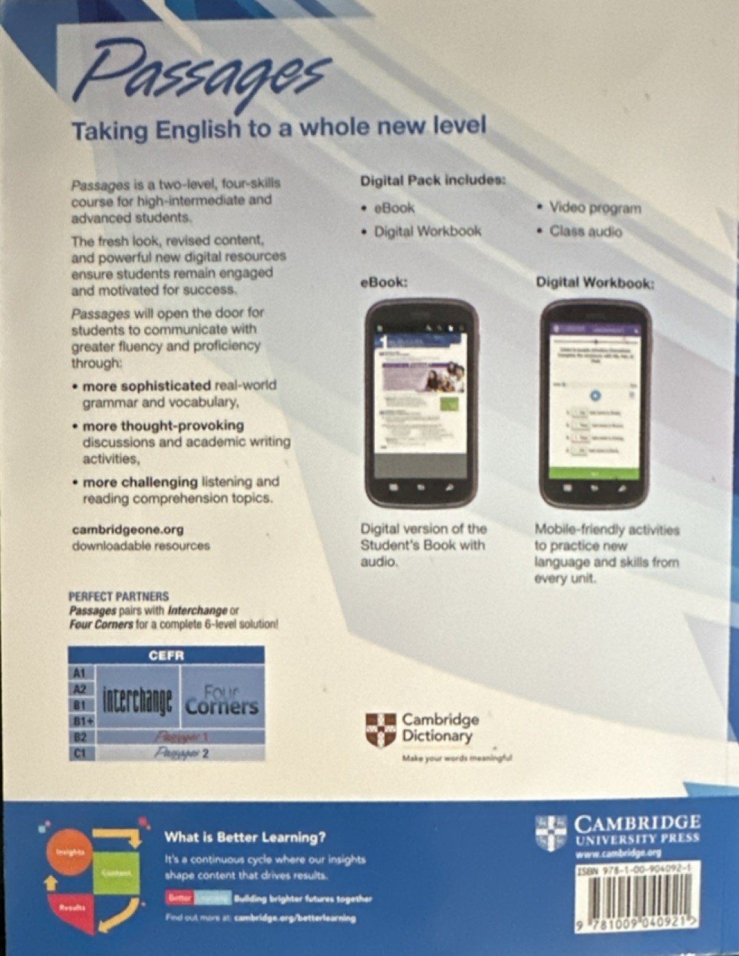 Cambridge Passages Level 2 Third Ed w/ Digital Pack, Richards, Sandy