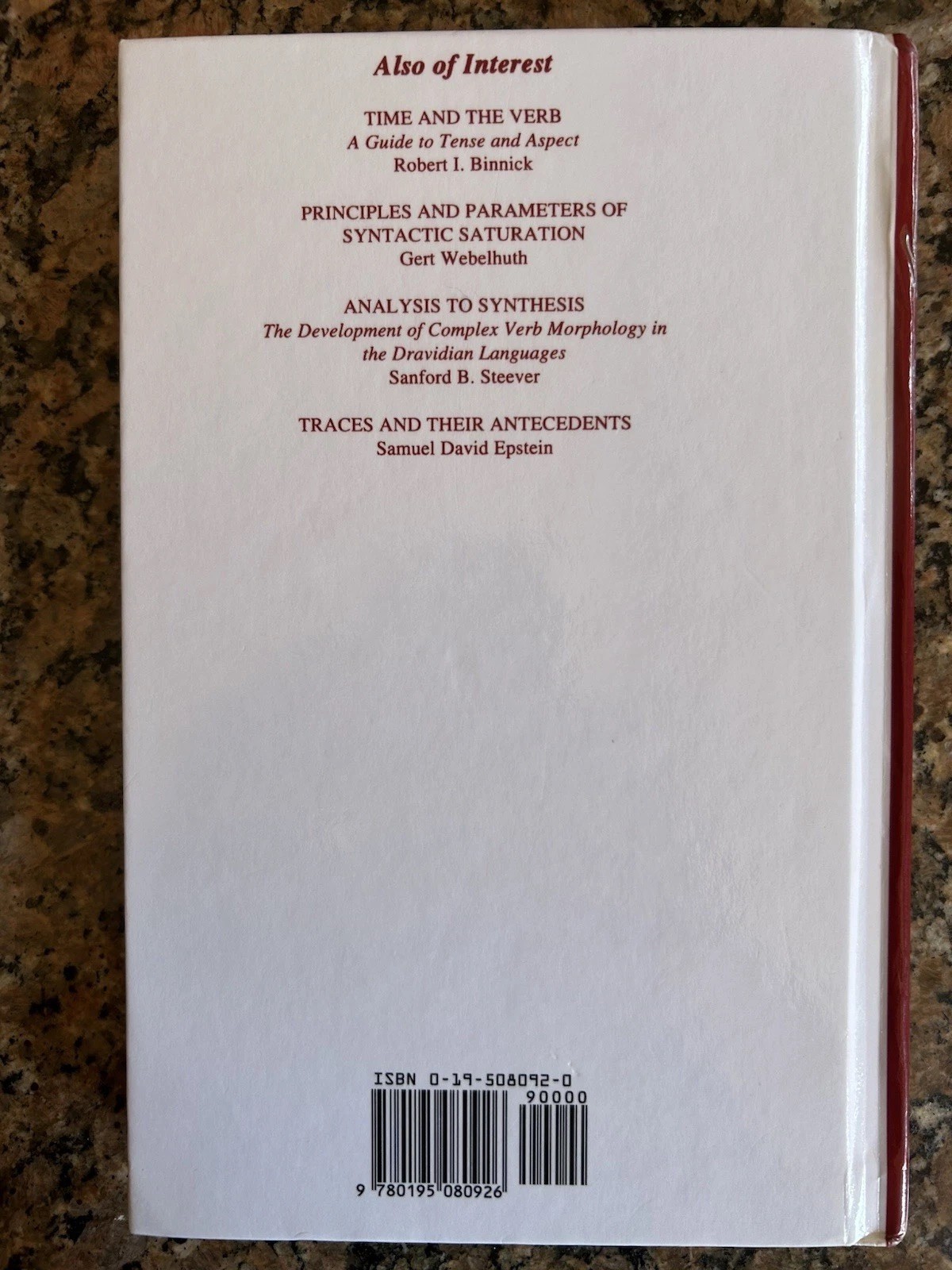 Conjunction, Contiguity, Contingency Leo Depuydt Oxford Press Brand New