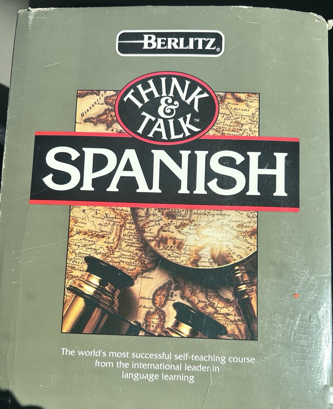 Berlitz Think and Talk Spanish audio cassettes, dictionary & books-COMPLETE SET!