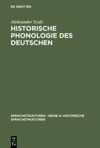 Historische Phonologie Des Deutschen