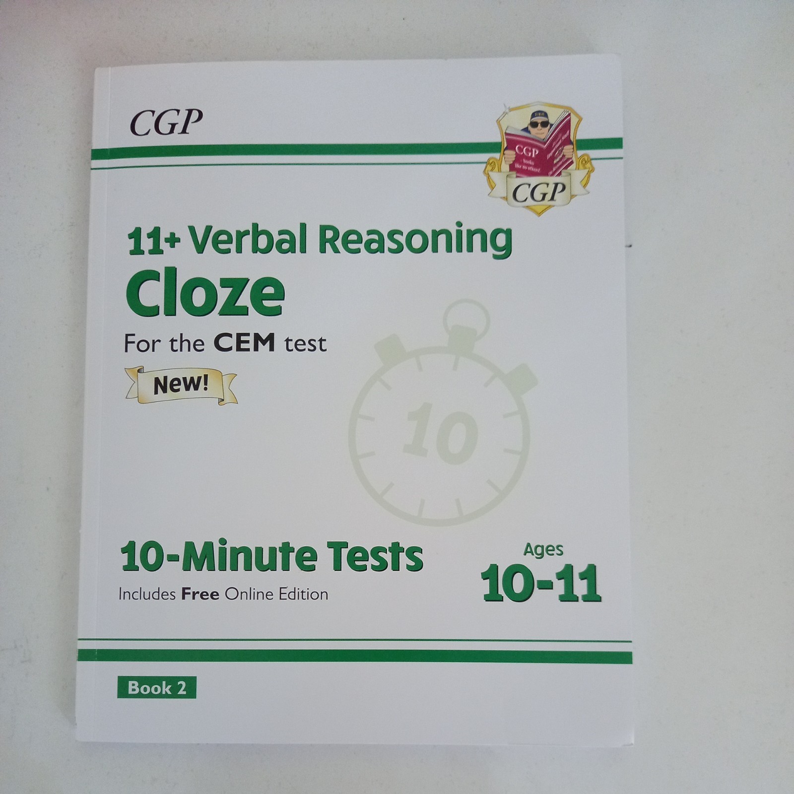 11+ CEM 10-Minute Tests: Verbal Reasoning Cloze – Ages 10-11 Book 2 (with Onlin