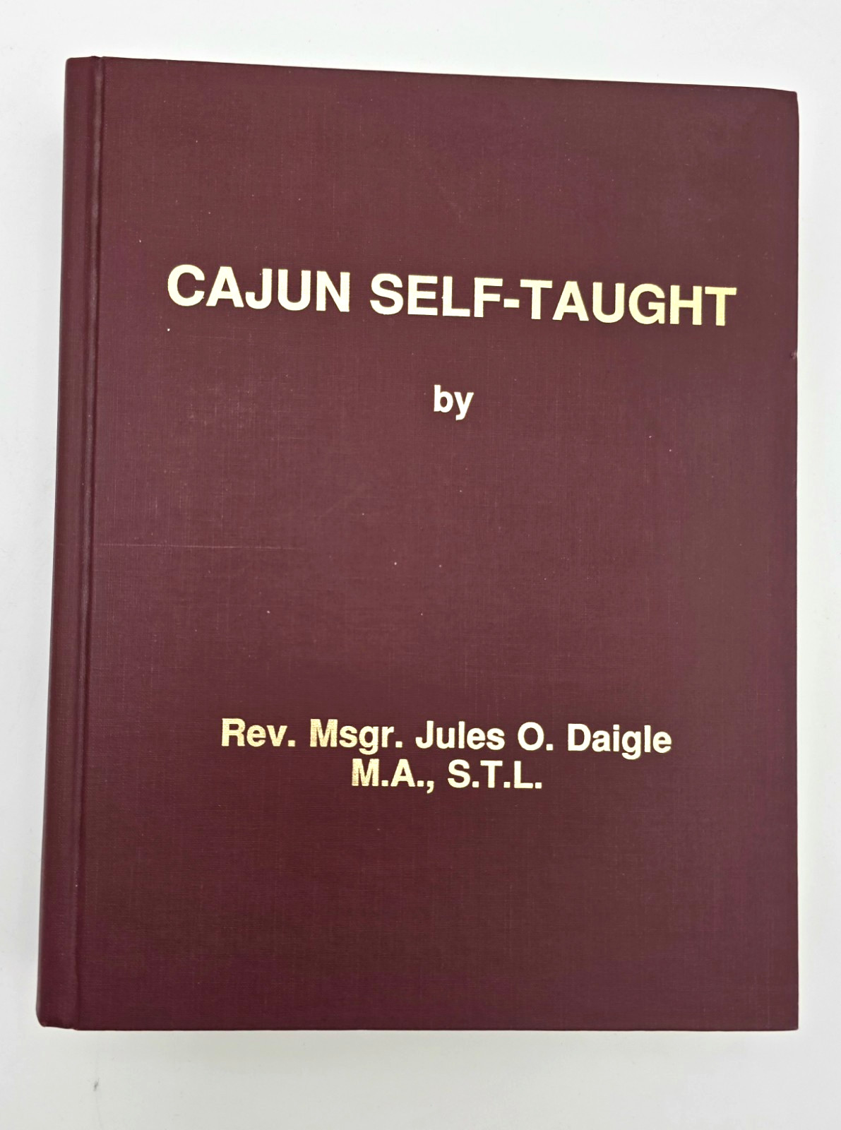Cajun Self Taught Jules O Daigle Louisiana French Acadian HC 1st Ed VTG