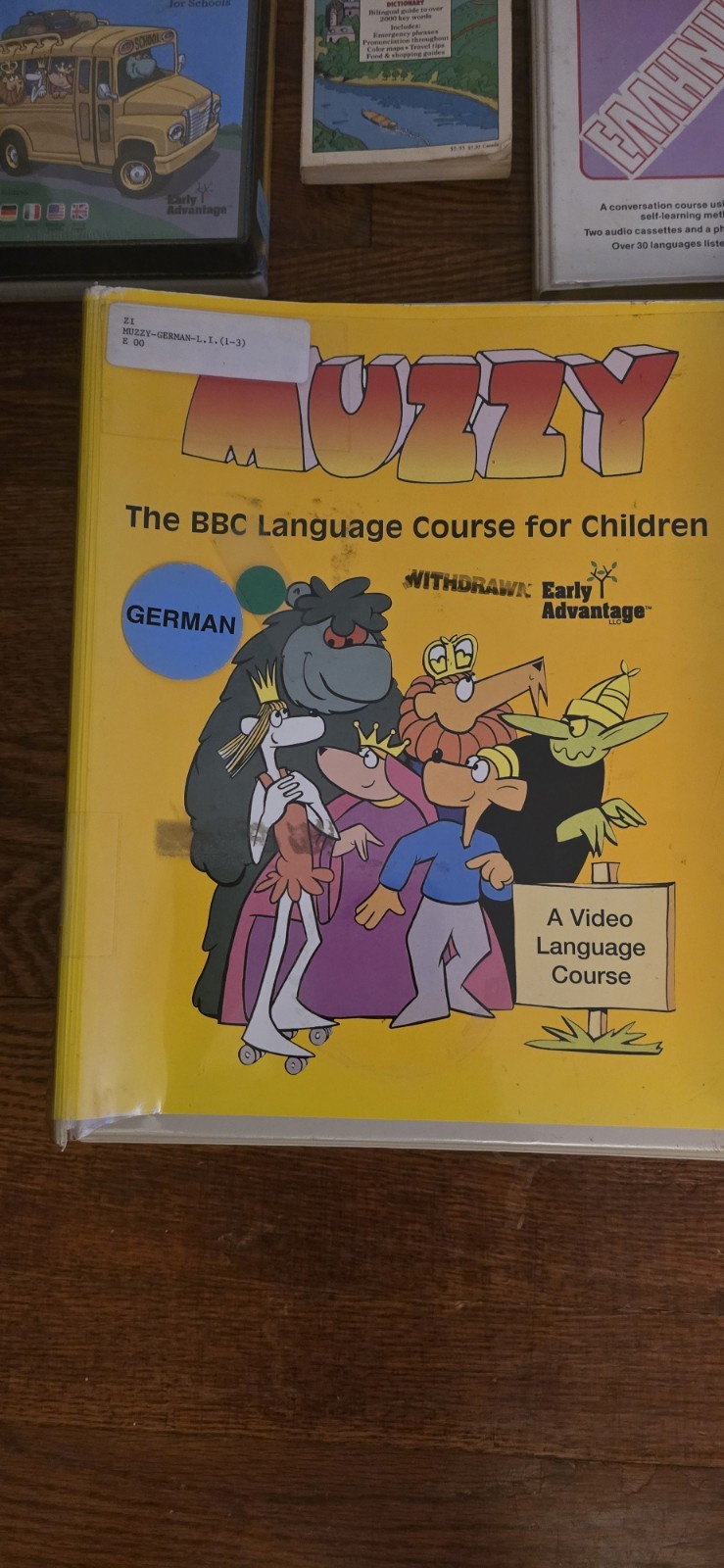 Lot Of German Language Lesson Videos Cassettes And Books. Some From Muzzy!!
