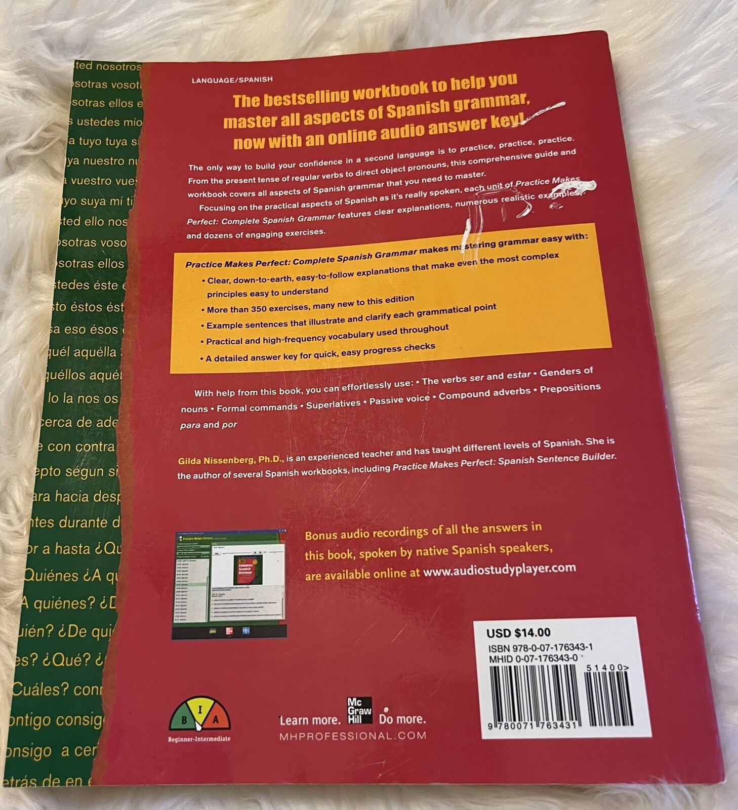 Practice Makes Perfect Complete Spanish Grammar Textbook By Gilda Nissenberg ‘11