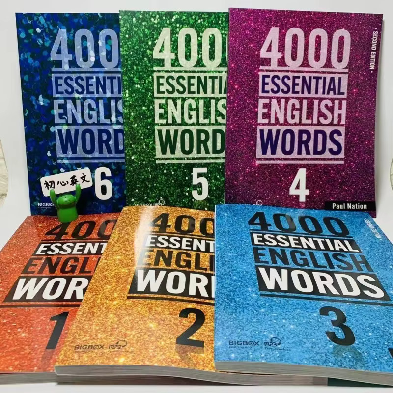 6 Books/Set New 4000 Essential English Words 1 – 6 Core Vocabulary Textbook for
