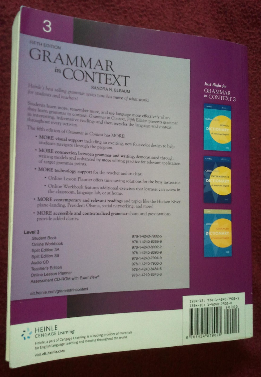 Grammar in Context Fifth Edition SC Sandra N. Elbaum Heinle 2010