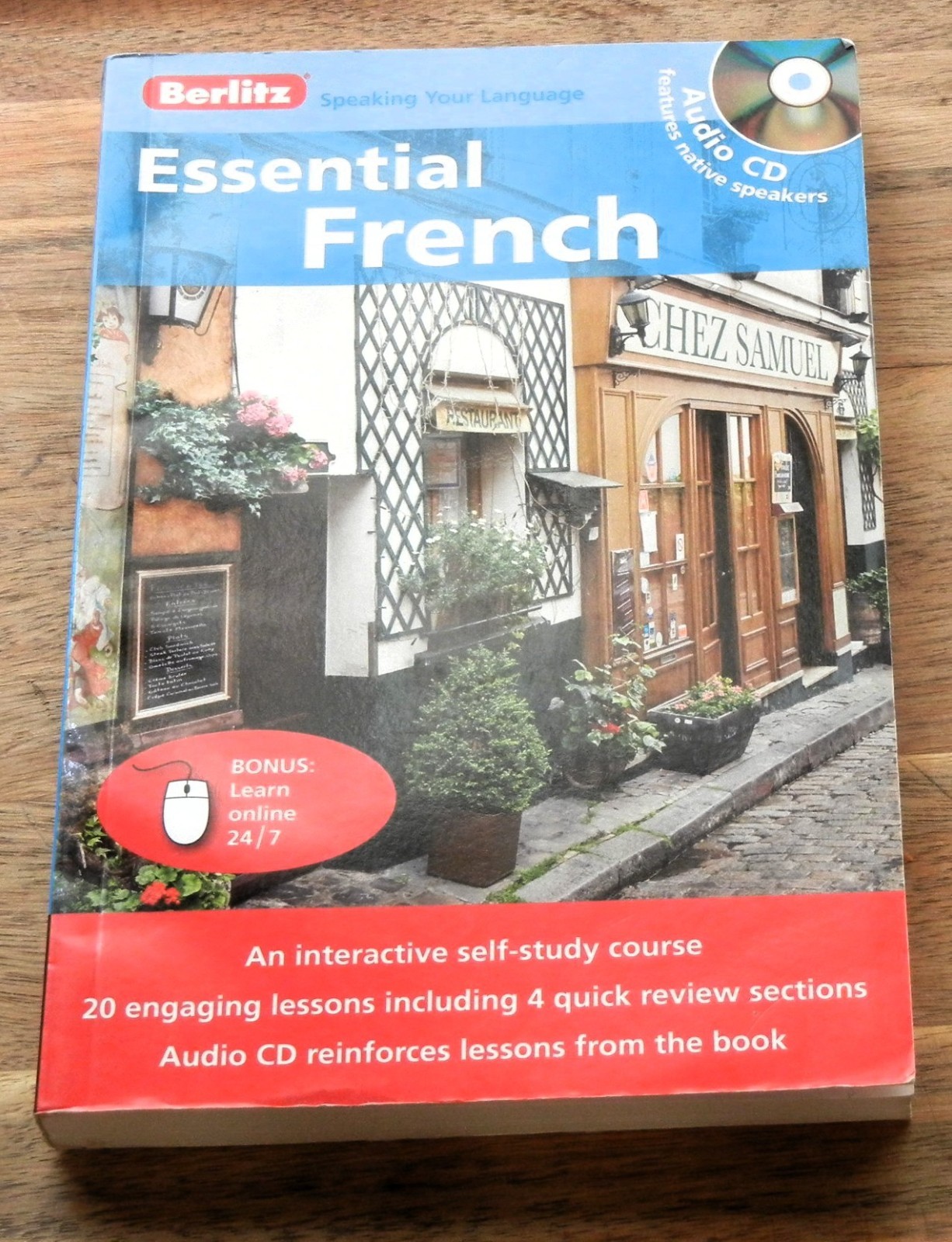BERLITZ ESSENTIAL FRENCH INTERACTIVE SELF-STUDY AUDIO CD COURSE!