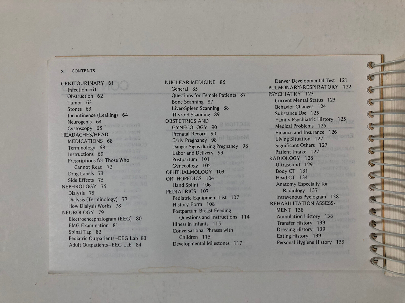 Medical Spanish: The Instant Survival Guide by Wilber and Lister (1983, Spiral)
