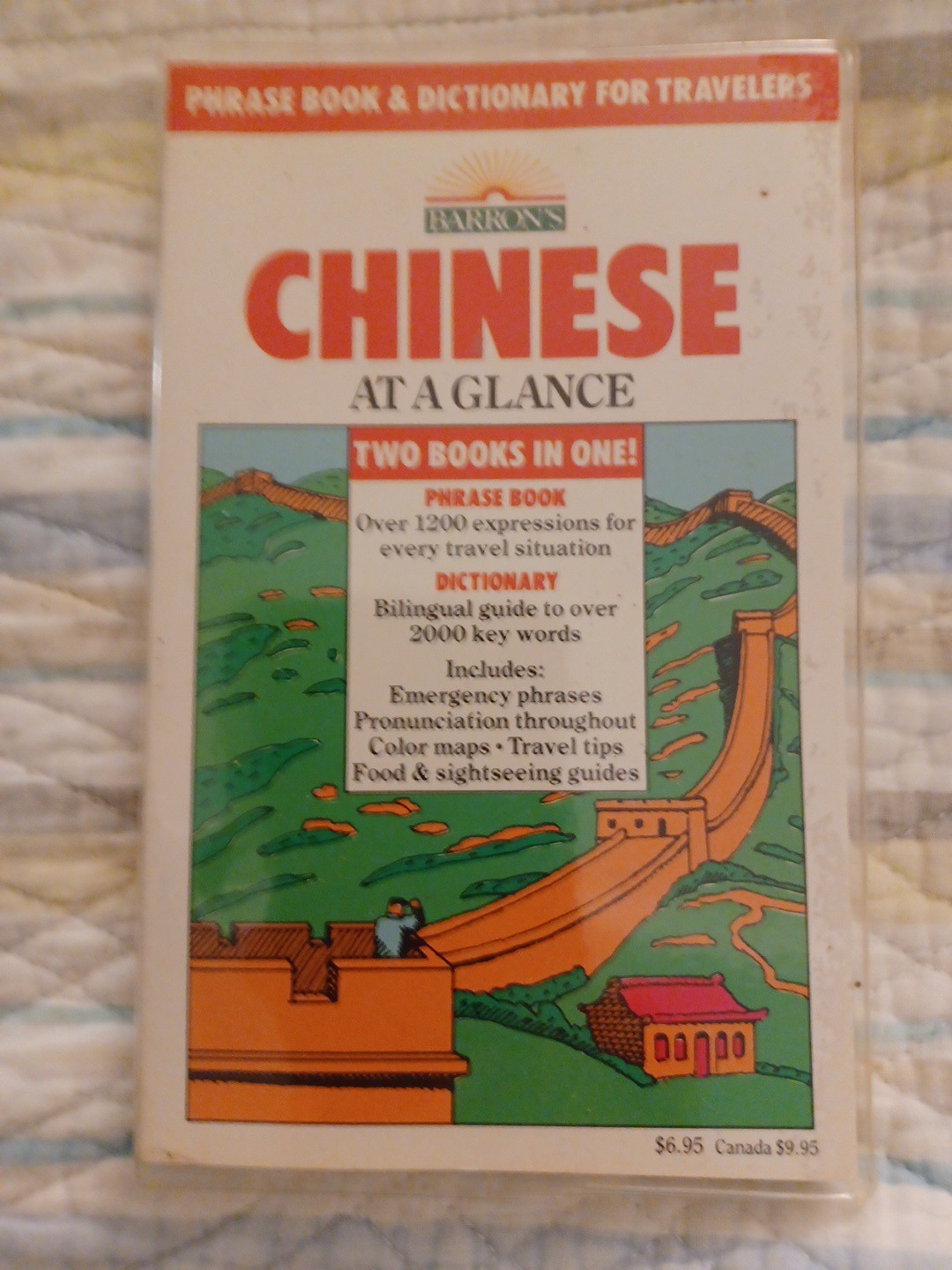 At a Glance Ser.: Chinese at a Glance : Phrase Book and Dictionary for Travelers