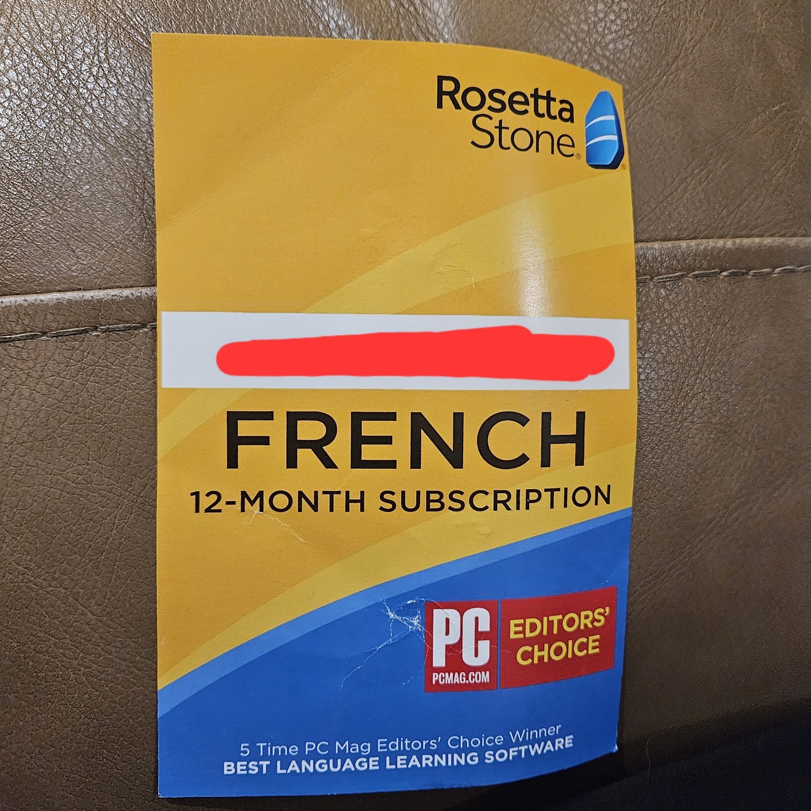Rosetta Stone – 12 Month Language Access- FRENCH New Download $150 Value