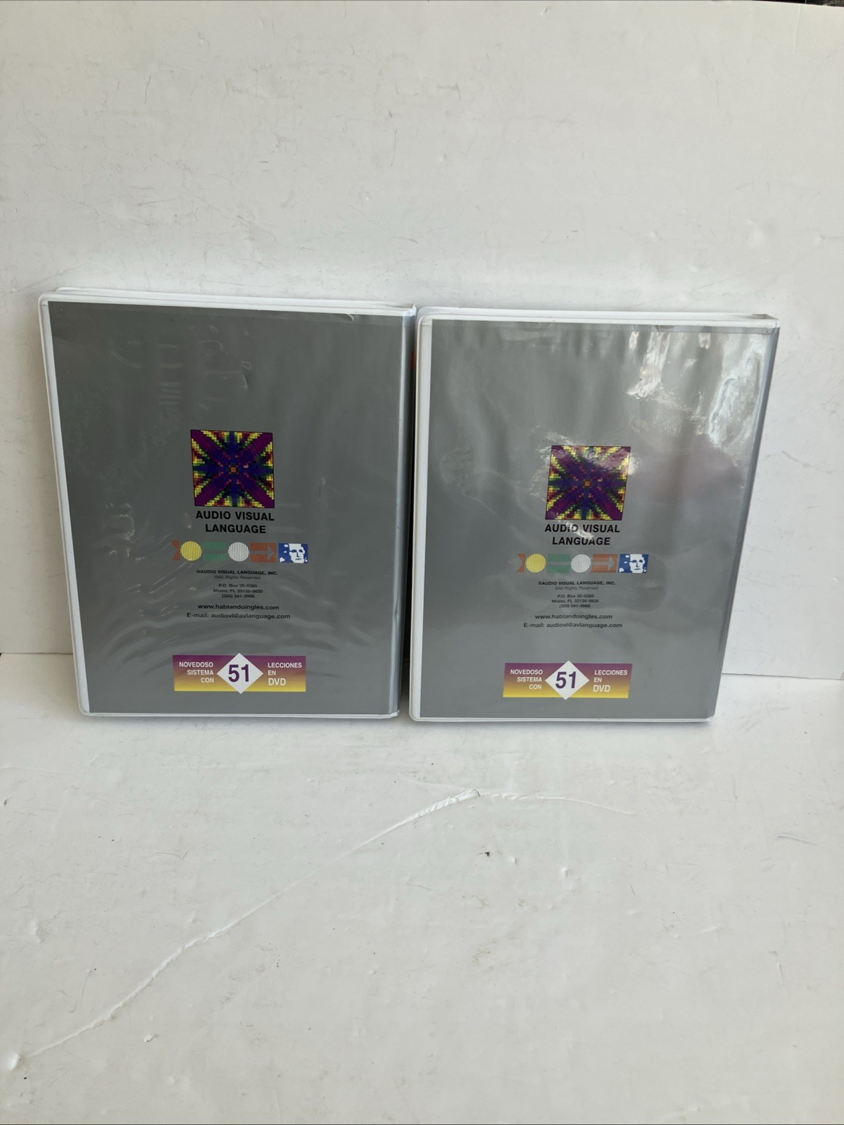 Hablando Ingles 18 DVD Language Course Spanish to English Audio Visual NO Books