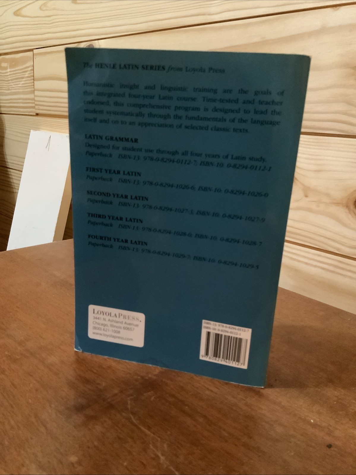 Henle Latin Ser.: Latin Grammar by Robert J. Henle (1980, Trade Paperback)